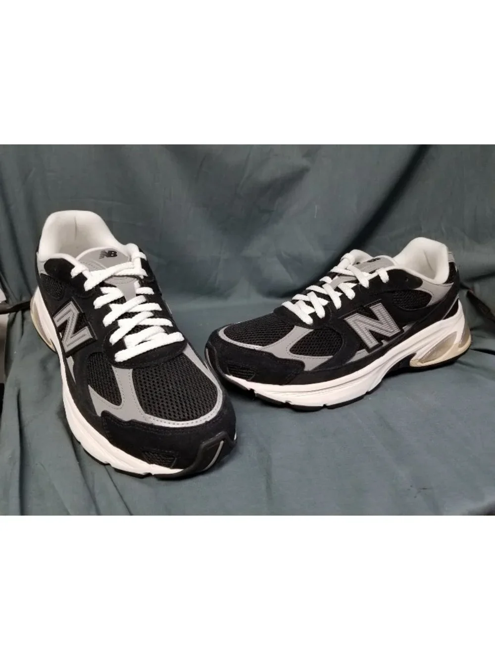New Balance 2010 Lace Black Grey Sneakers P201062E Kid's Size 2.5 NEW NO BOX!